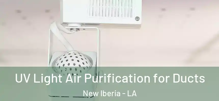 UV Light Air Purification for Ducts New Iberia - LA